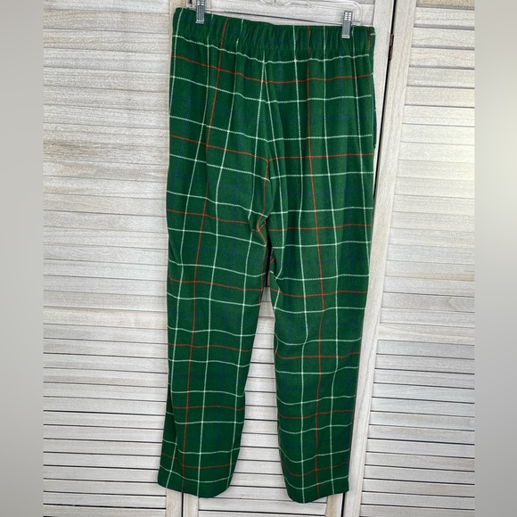 GOODFELLOW & CO Pajama Pants/Loungepants Green Plaid Fleece-Medium - Picture 2 of 2